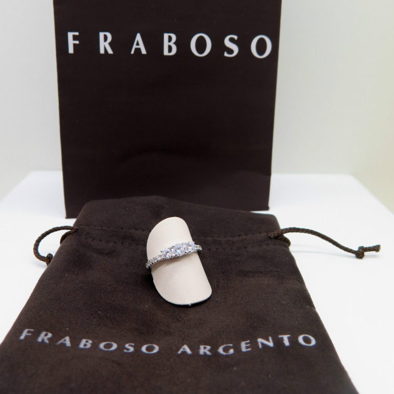 ANELLO FEDINA TRILOGY IN ARGENTO 925 FRABOSO ARGENTO