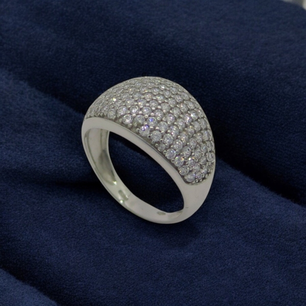 Anello donna pavè in oro 18 CT