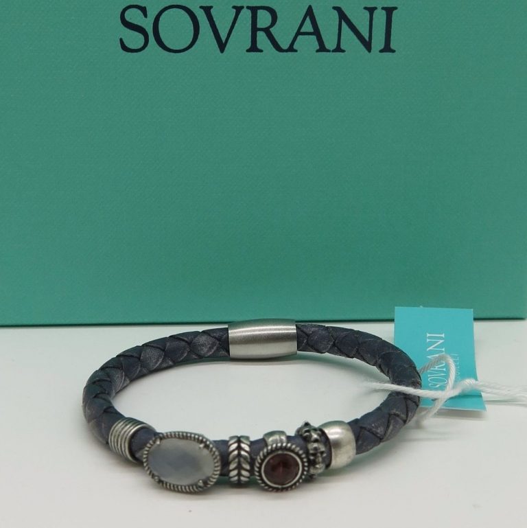 bracciale pelle sovrani