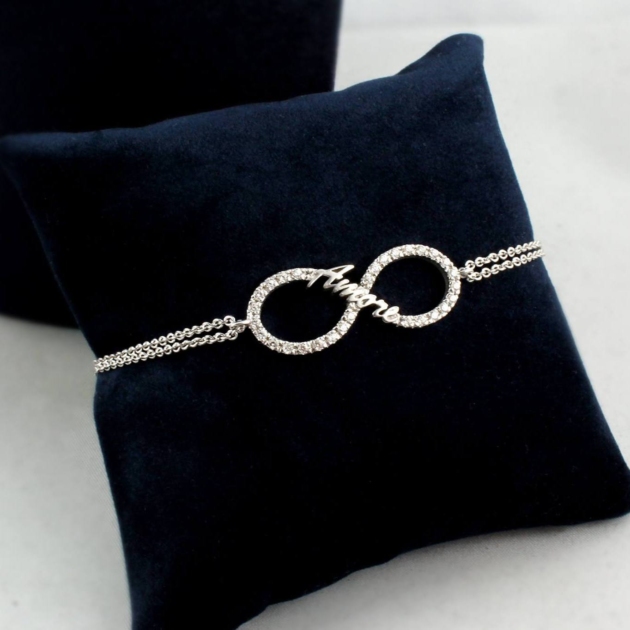 BRACCIALE AMORE INFINITO IN ARGENTO 925