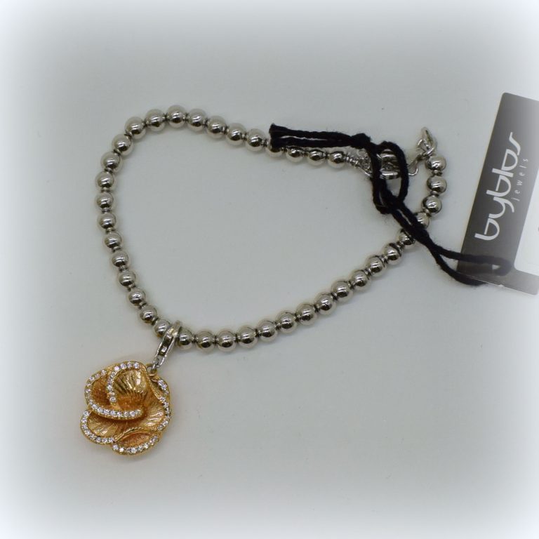 BRACCIALE SFERE CHARMS COLLEZIONE ROSE BYBLOS JEWELS