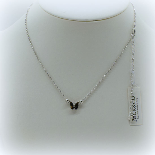 COLLANA FARFALLA IN ARGENTO 925 JACK E CO