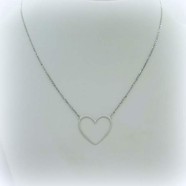 ciondolo cuore in oro 18 ct