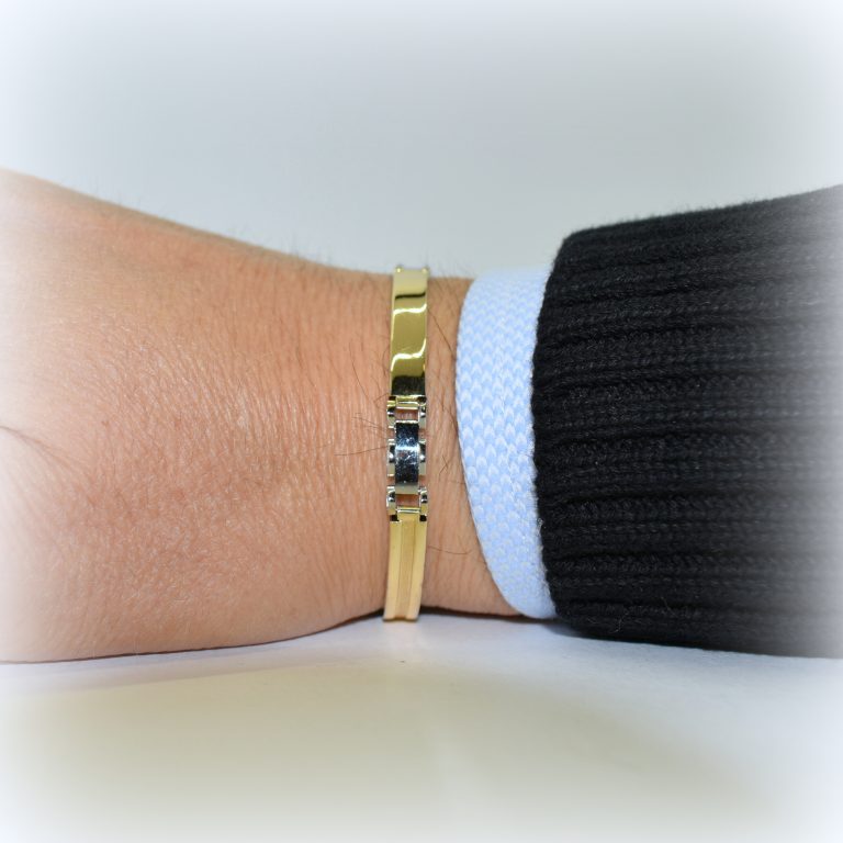 BRACCIALE UOMO IN ORO 18 CT