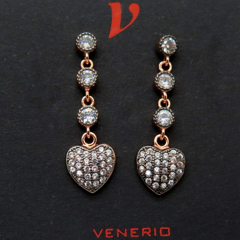 ORECCHINI CUORE ARGENTO 925