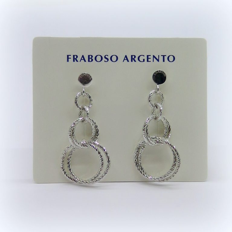 ORECCHINI PENDENTI FRABOSO ARGENTO 925