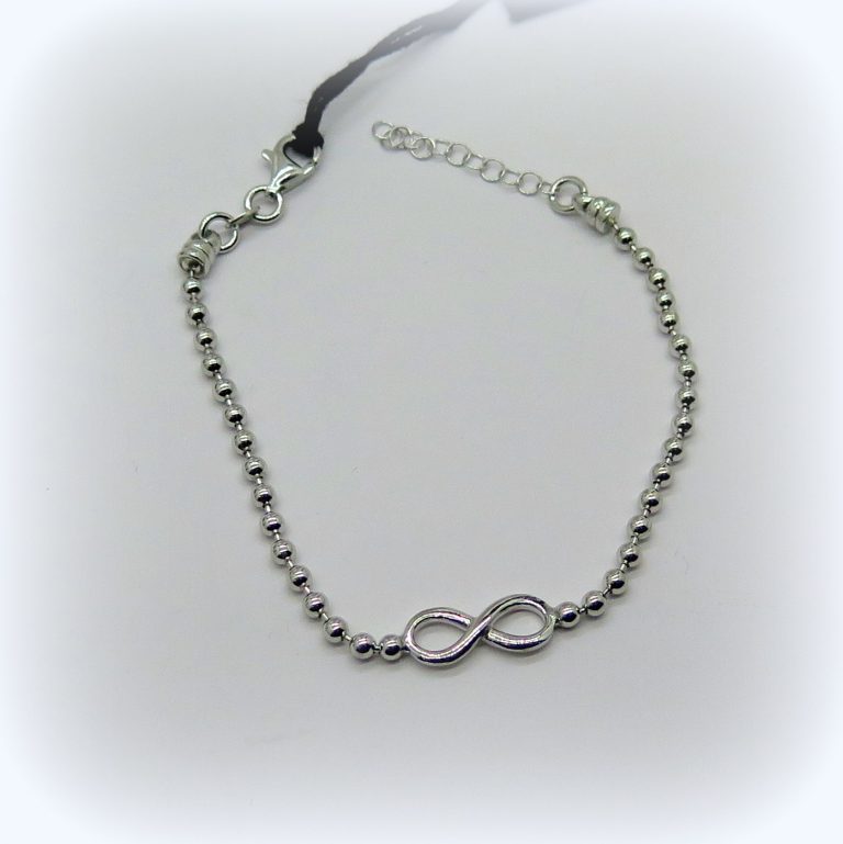 BRACCIALE INFINITO IN ARGENTO 925