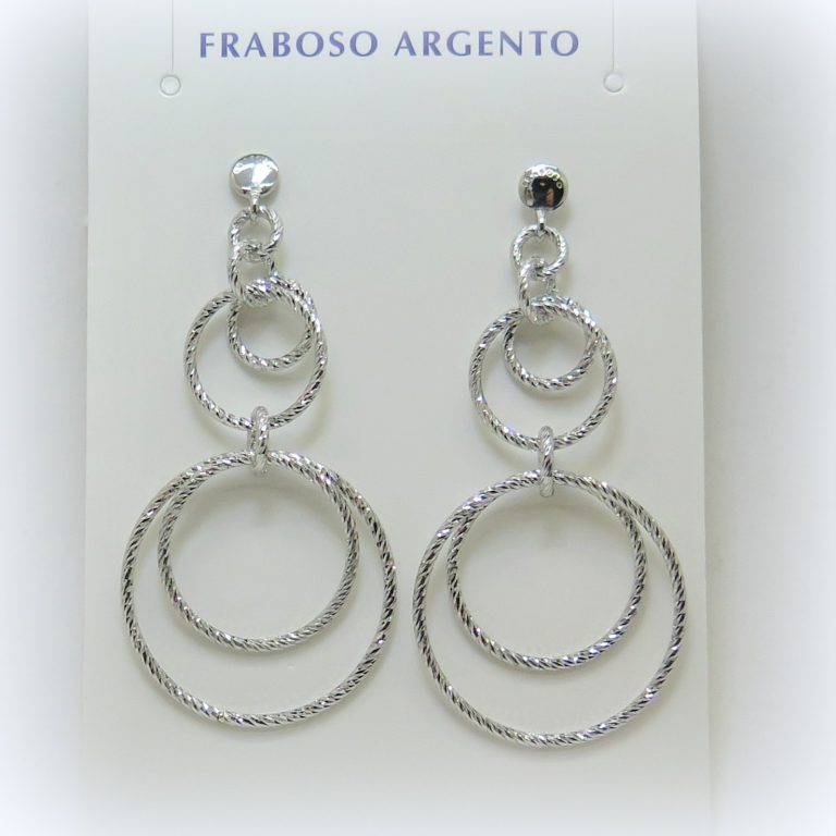 ORECCHINI FRABOSO ARGENTO