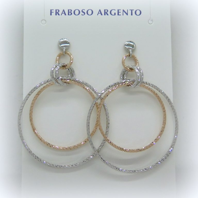 ORECCHINI PENDENTI FRABOSO ARGENTO 925