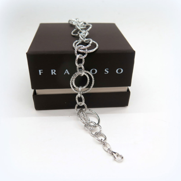 Bracciale Fraboso Argento 925 diamantato