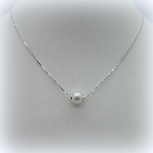 Collana in argento 925 e perla Fraboso Argento