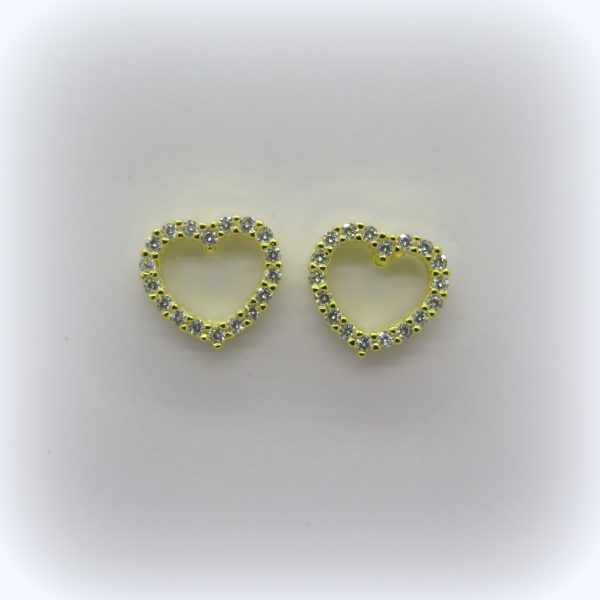 ORECCHINI IN ARGENTO 925 CUORE