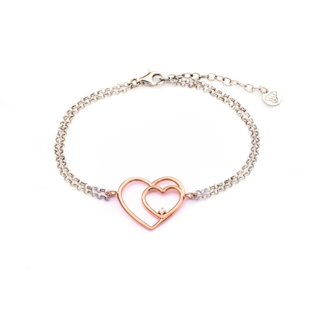 Bracciale cuore Jack e co in argento 925