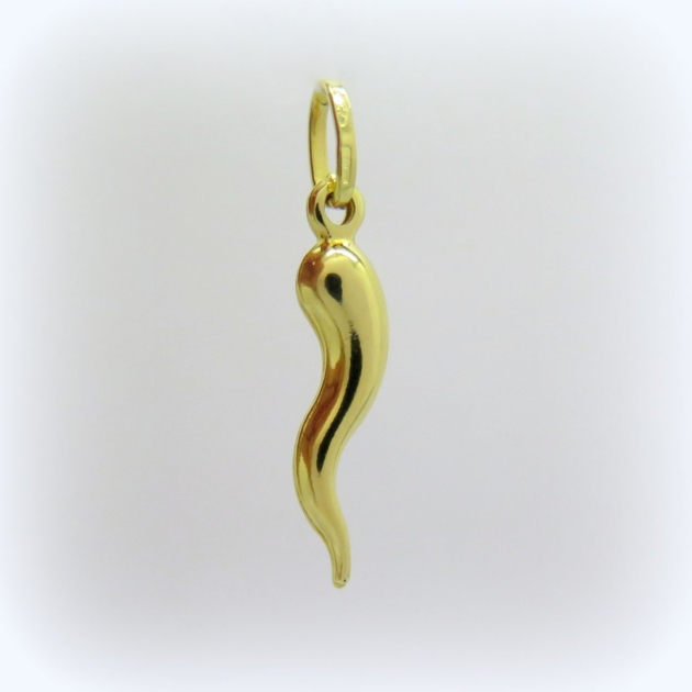 Ciondolo peperoncino in oro giallo 18 ct