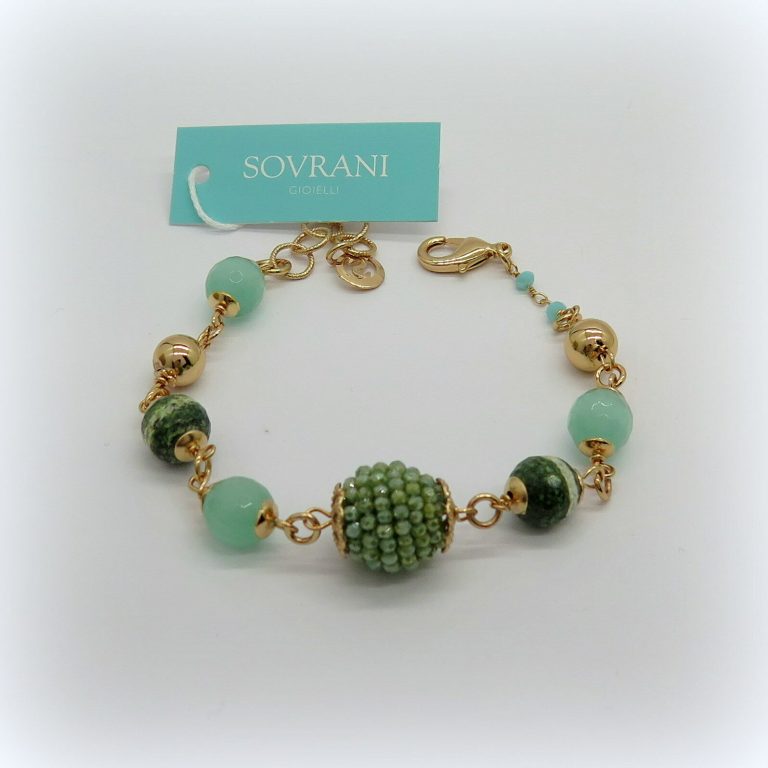 Bracciale mora e cristalli Sovrani Bijoux