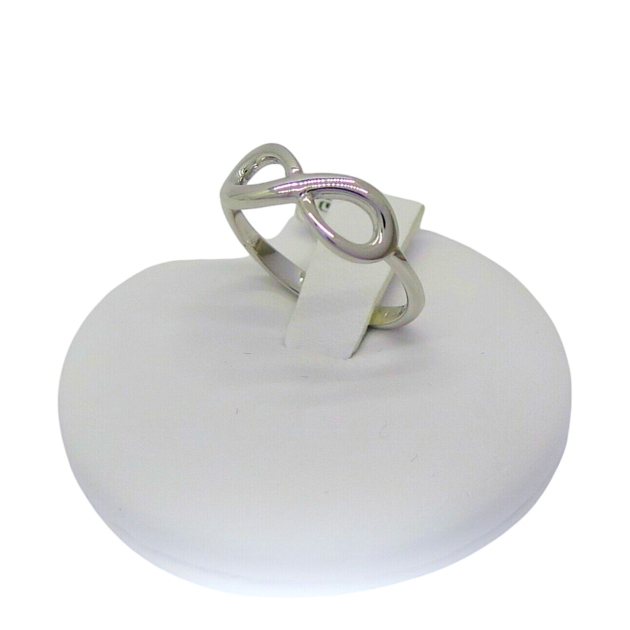 Anello infinito in oro bianco 18 ct