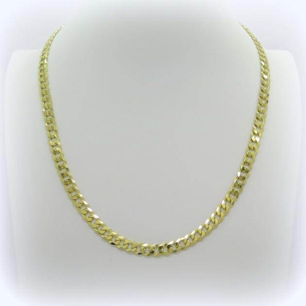 Collana uomo groumette placcata oro giallo in argento 925