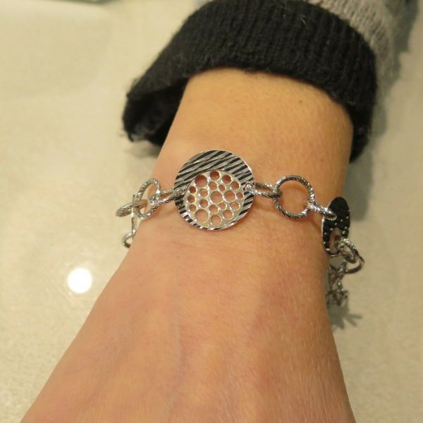 Bracciale Fraboso argento 925 diamantato