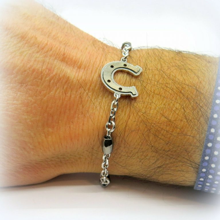 Bracciale ferro di cavallo in argento 925