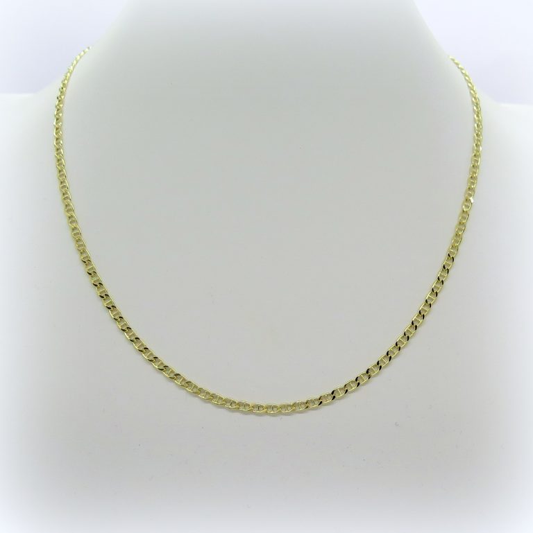 Collana maglia marinara in oro giallo 18 ct