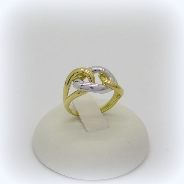 Anello groumette in oro 18 ct