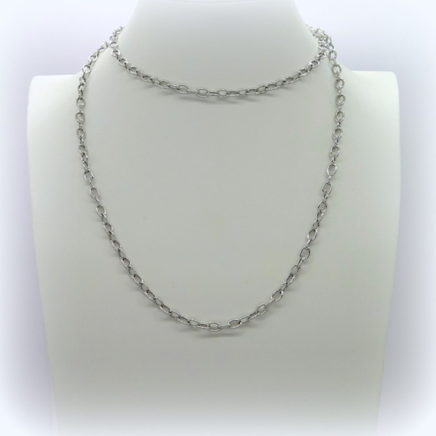 Collana donna 90 cm in argento 925