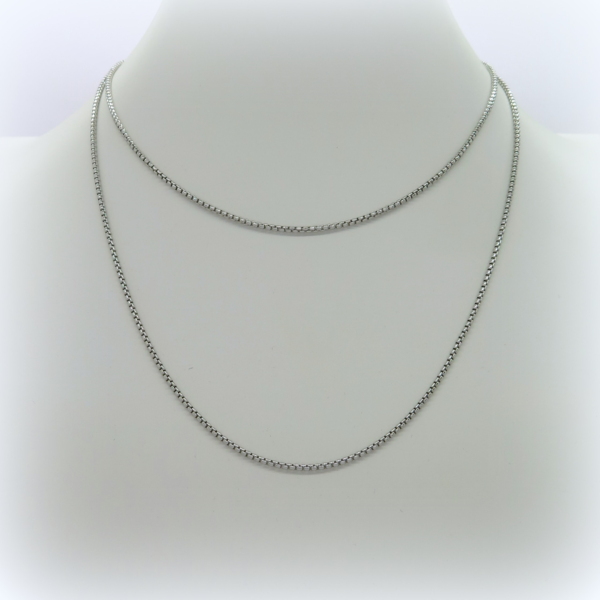 Collana catena donna 90 cm in argento