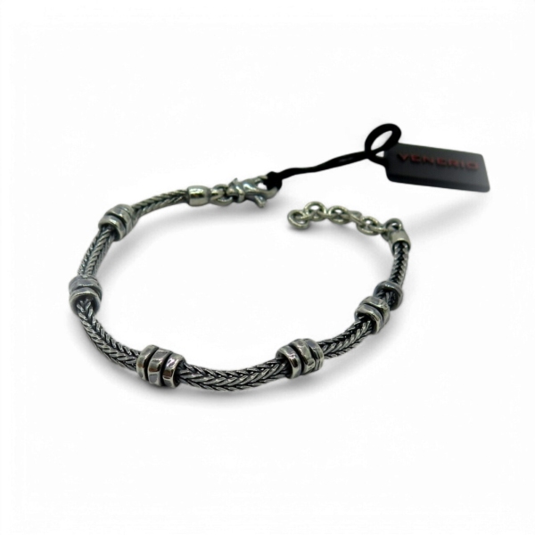 Bracciale Uomo Brunito in Argento 925 “Venerio”