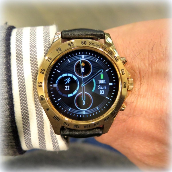 Orologio Smartwatch Daytona oro multifunzioni PE005C Paul Edward