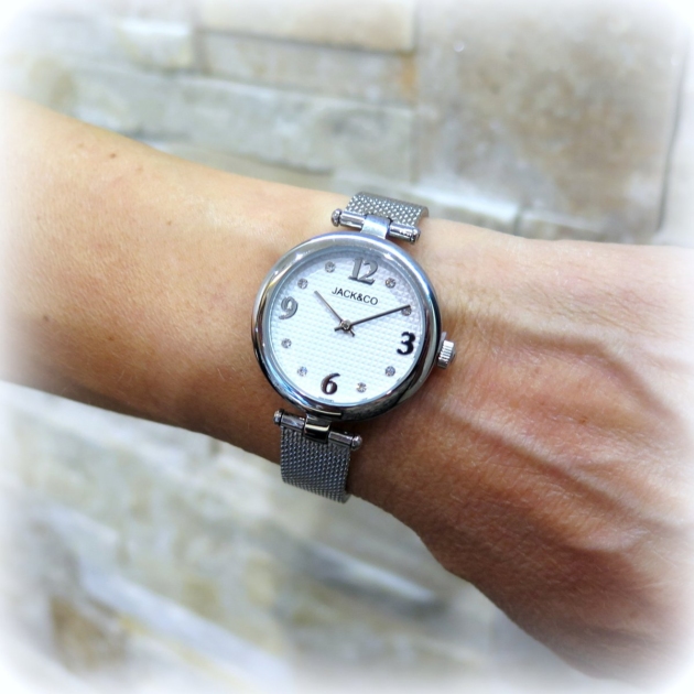 Orologio donna quadrante bianco Jack e co