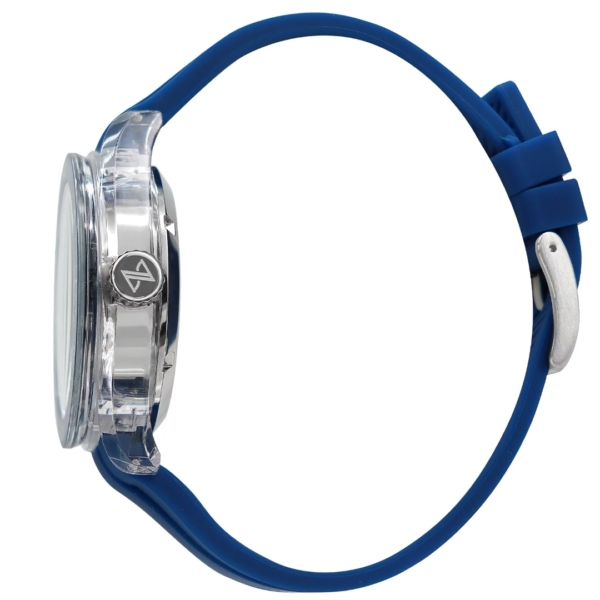 Orologio blu uomo automatico cinturino in gomma