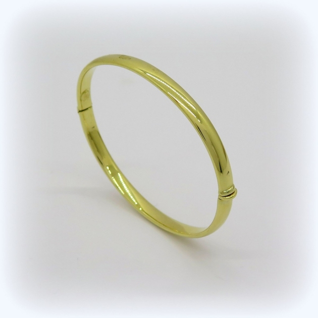 Bracciale rigido in oro giallo 18 ct