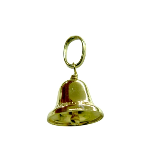 Ciondolo campana campanella in oro giallo 18 ct