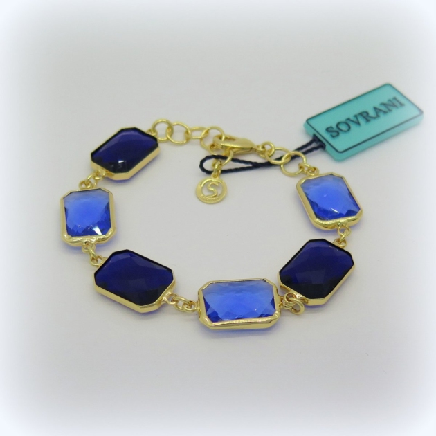 Bracciale Sovrani cristalli blu