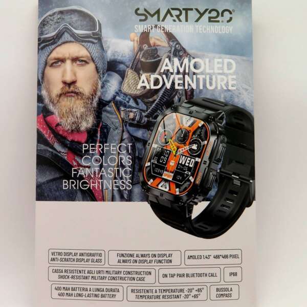 Smartwatch schermo amoled adventure