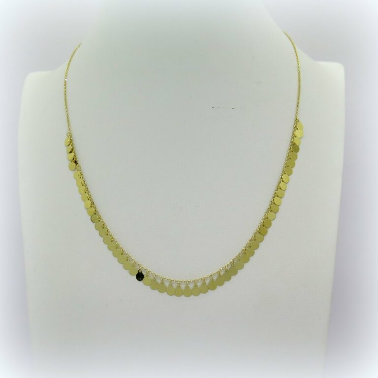 Collana gitana in oro giallo 18 ct