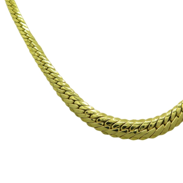 Collana spiga in oro giallo 18 ct